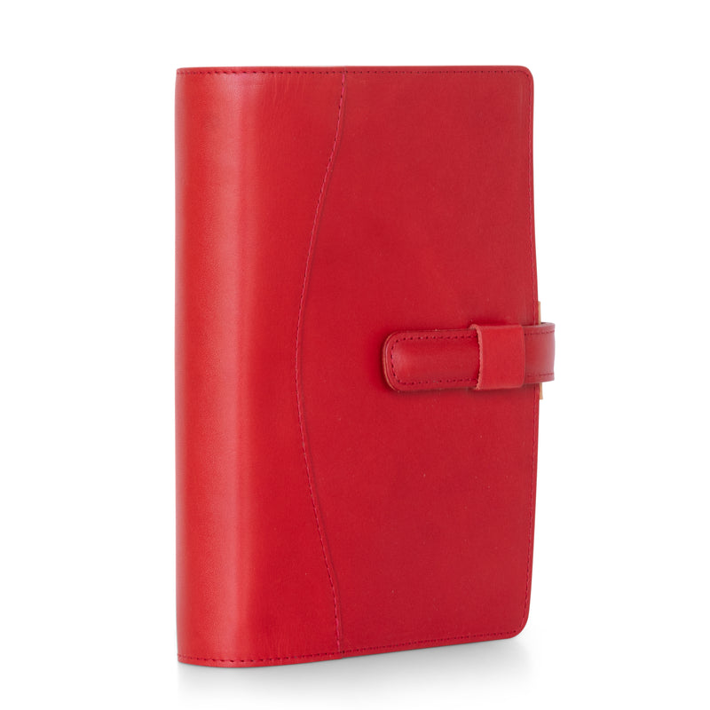 Tokaido Leather Ring Organiser (Red/Natural)