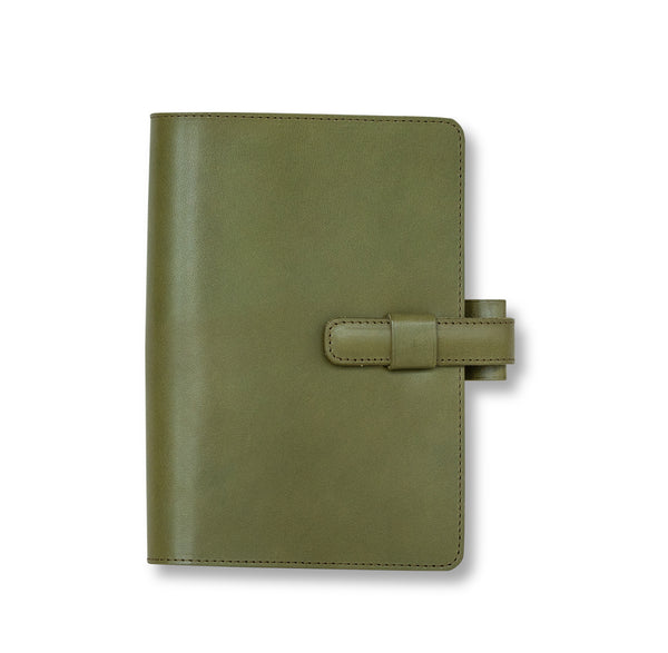 Yokohama B6 Leather Notebook Cover (green, blue)