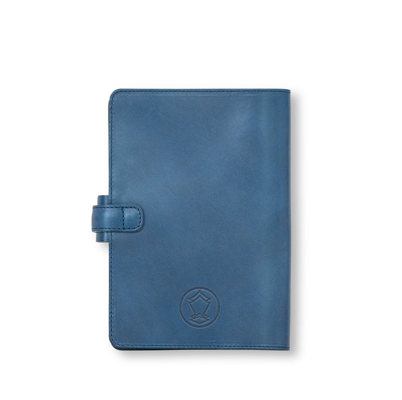 Yokohama B6 Leather Notebook Cover (green, blue)