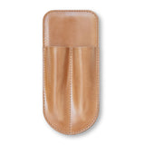 Kumano Shell Cordovan Pen Holster (Natural/Two Pens)