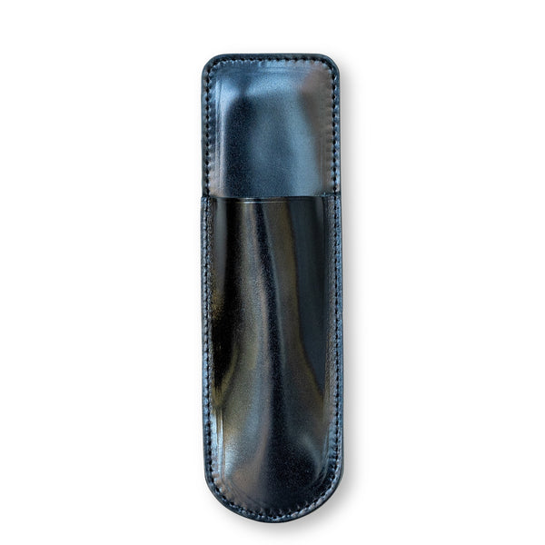 Kumano Shell Cordovan Pen Holster (Black/One Pen)