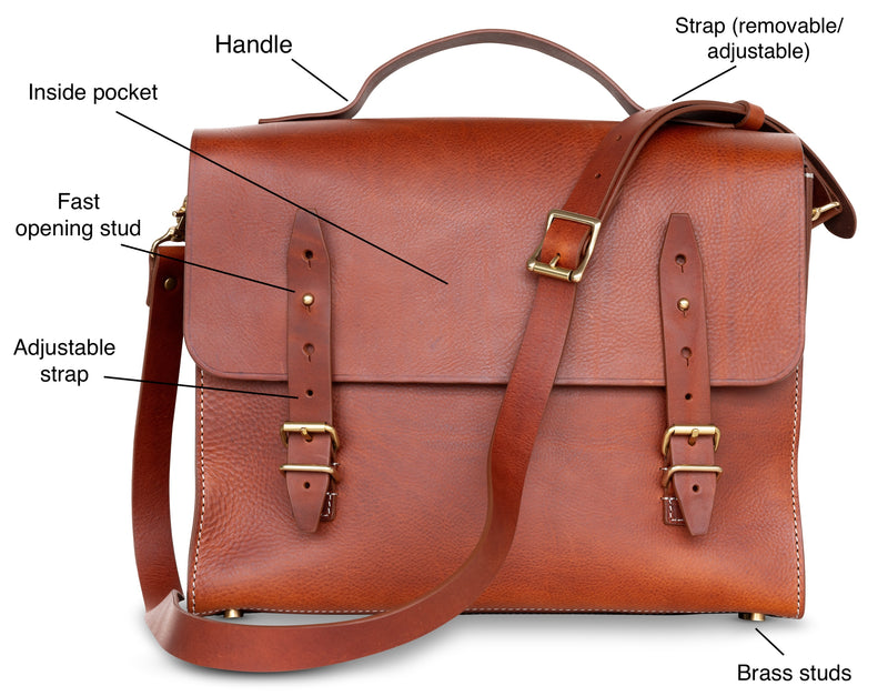 Passepartout PTT Satchel (chestnut)