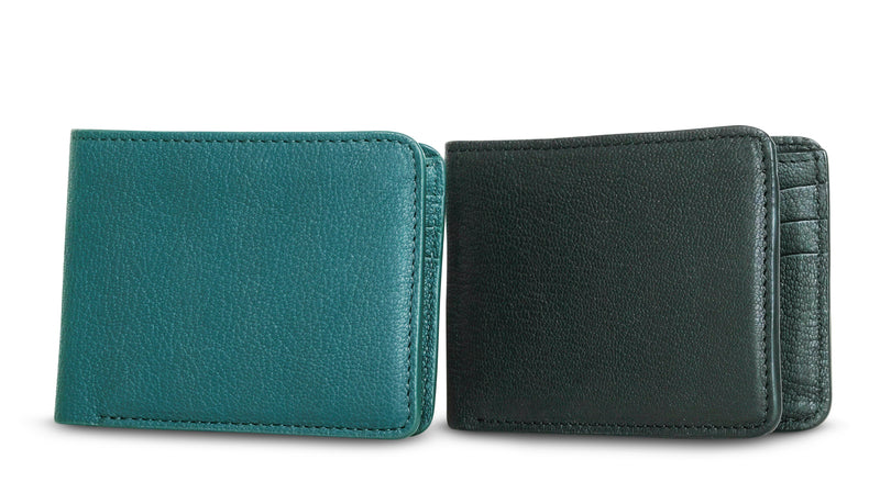 Passepartout Slim Wallet (Zwart of Japans Indigo)