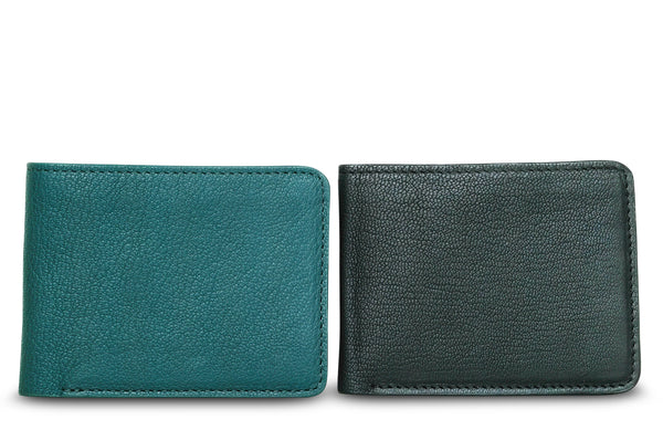 Passepartout Slim Wallet (Zwart of Japans Indigo)