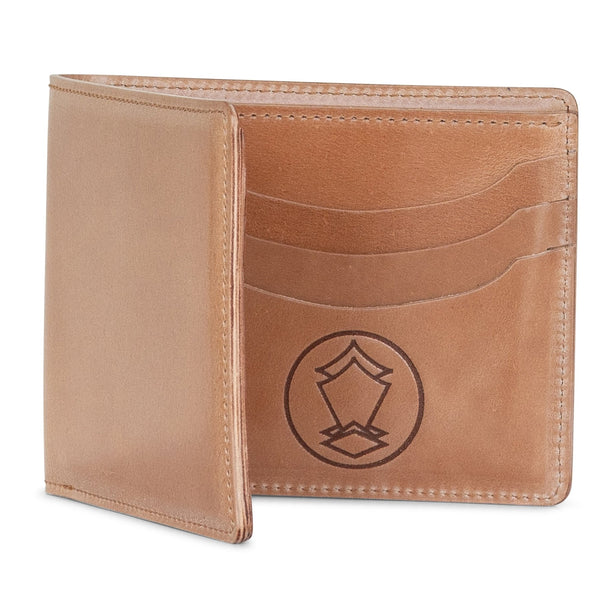 Ginza Shell Cordovan Slim Wallet - Luxury Leather Accessory