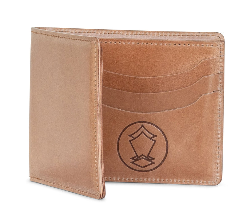 Ginza Shell Cordovan Slim Wallet - Luxury Leather Accessory