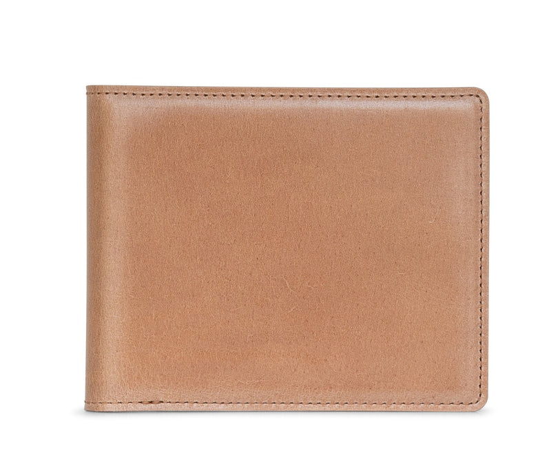 Ginza Shell Cordovan Slim Wallet - Luxury Leather Accessory