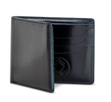 Ginza Shell Cordovan Slim Wallet (black)