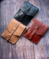 Bracco Tuscan Leather Utility Pouch - Black