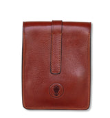 Bracco Tuscan Leather Utility Pouch - Chestnut