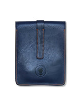 Bracco Tuscan Leather Utility Pouch - Blue - Ateliers Phileas