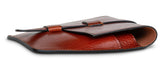 Bracco Tuscan Leather Utility Pouch - Chestnut