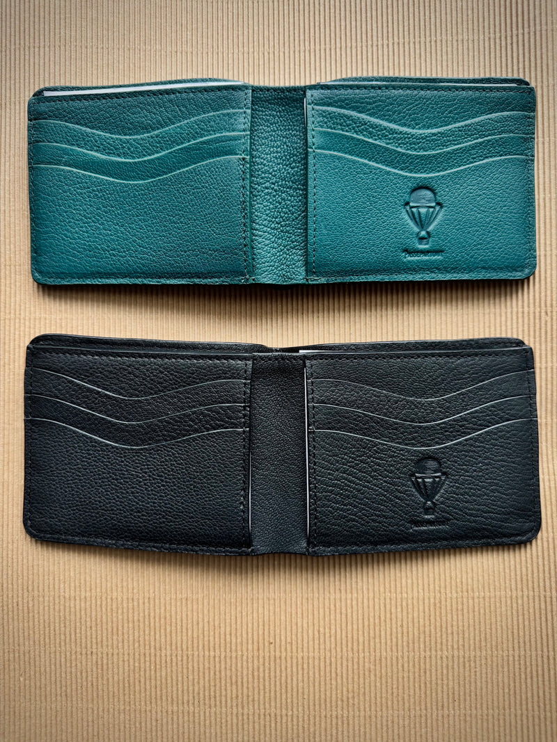 Passepartout Slim Wallet (Zwart of Japans Indigo)