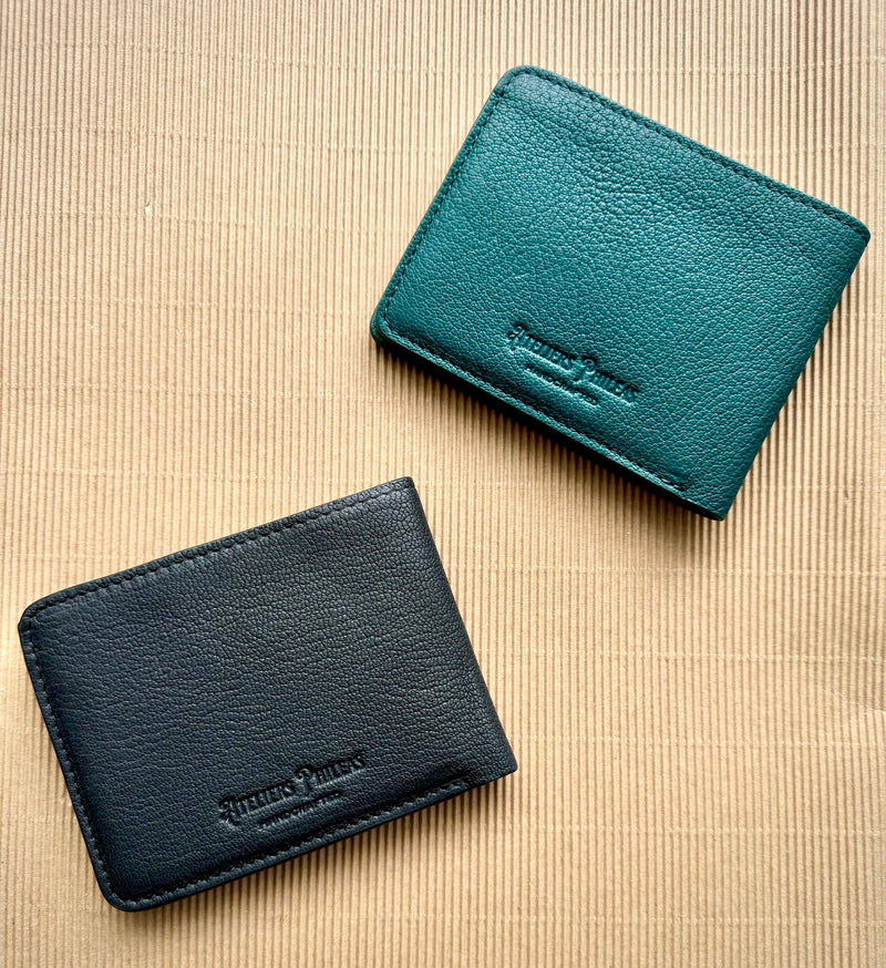Passepartout Slim Wallet (Zwart of Japans Indigo)