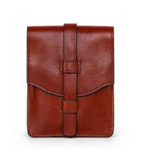 Bracco Tuscan Leather Utility Pouch - Chestnut