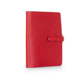 Yokohama A5 Leather Notebook Cover (Red/Natural)