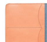 Yokohama A5 Leather Notebook Cover (Blue/Natural)
