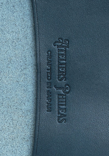 Yokohama A5 Leather Notebook Cover (Blue)