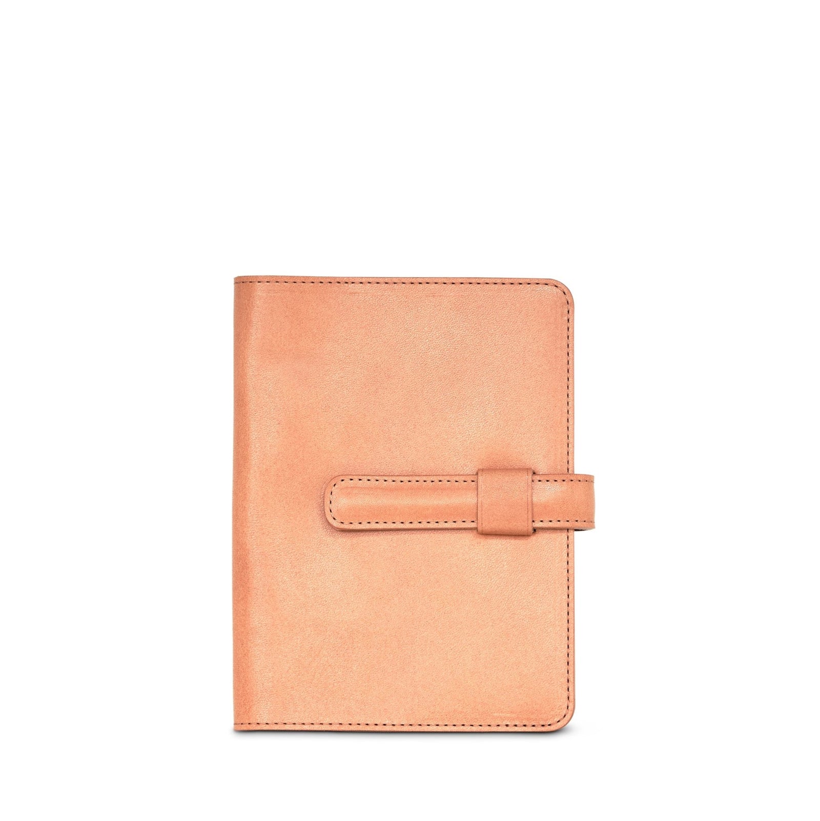 Yokohama A6 Leather Notebook Cover - Natural Brown Black